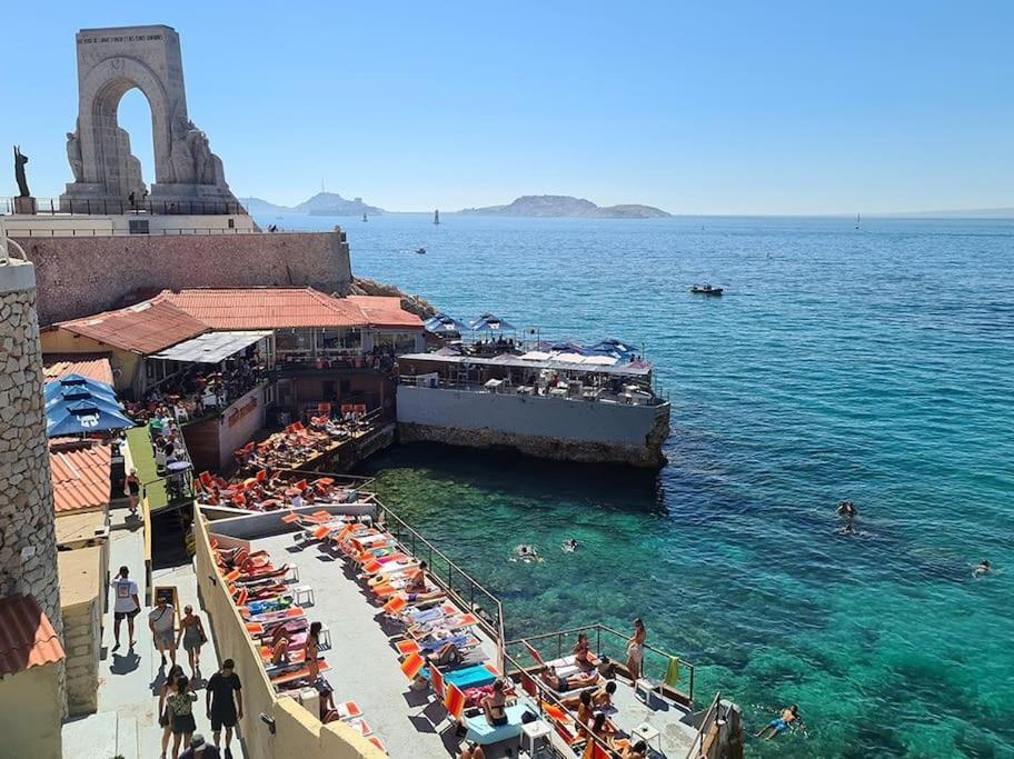 Grand Large Sur La Corniche Marseille Par Conciergerie By Sam Appartamento Esterno foto