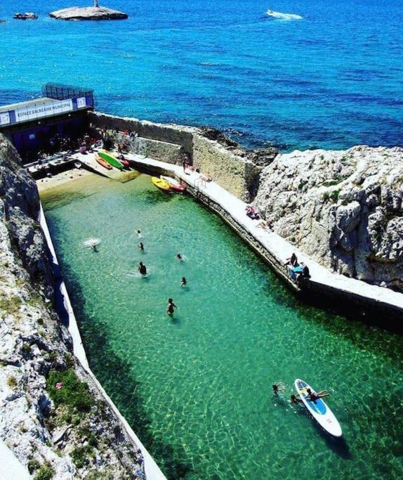 Grand Large Sur La Corniche Marseille Par Conciergerie By Sam Appartamento Esterno foto
